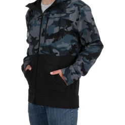 Simms Rogue Fleece Hoody -SexyHair-butikk simms rogue fleece hoody woodland camo storm pocket