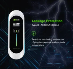 Zencar Model E Reiselader - CEE Type 2 Plugg 32 A - 5 Meter -SexyHair-butikk w1200h1125 1