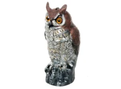 Fugleskremsel Ugle Stående 40cm - Også Flott Som Pynt Både Inne Og Ute